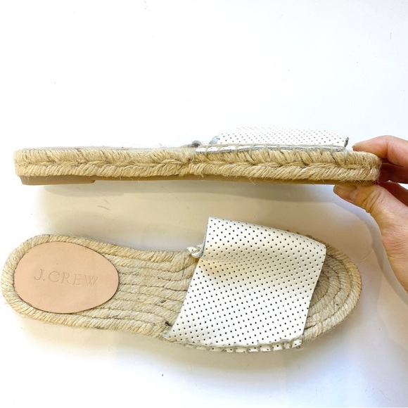 Jcrew perforated leather and jute sandals - Picture 4 of 4